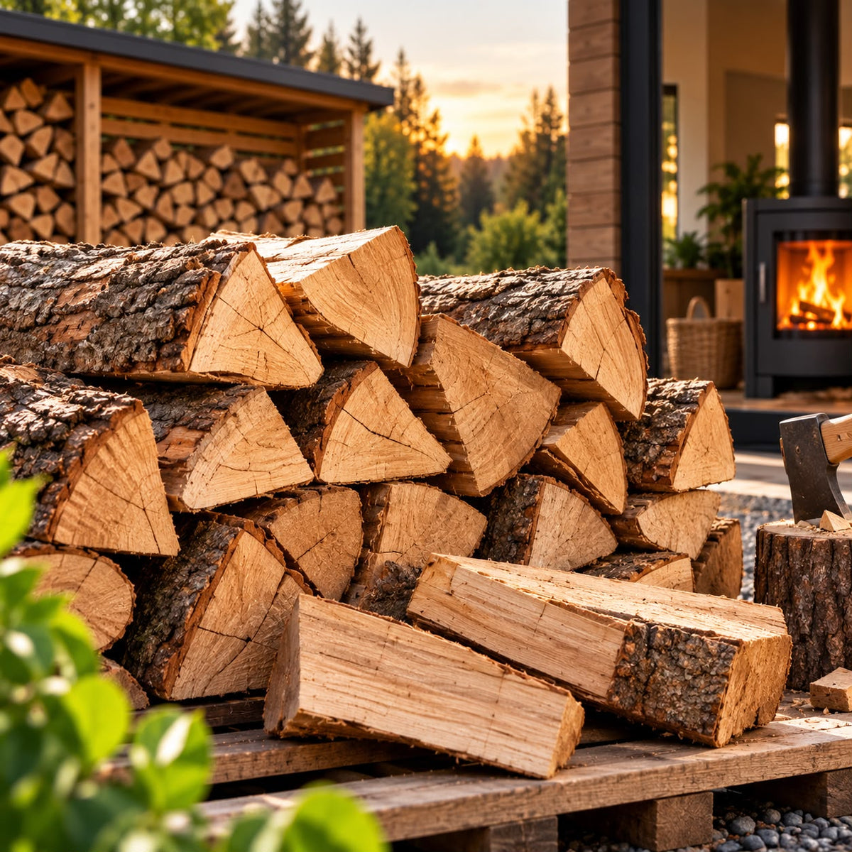 Holzpellets und behagliche Wärme